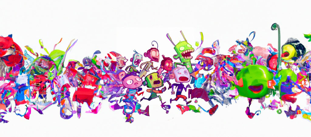Yeah, it's AI art... but don't worry, the bots aren't coming for YOU... yet.